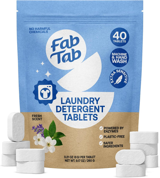 Fab-Tab-Laundry-Detergent-Tablets,-Clean-Ingredients,-Sensitive-Skin-Friendly,-Powerful-&-68