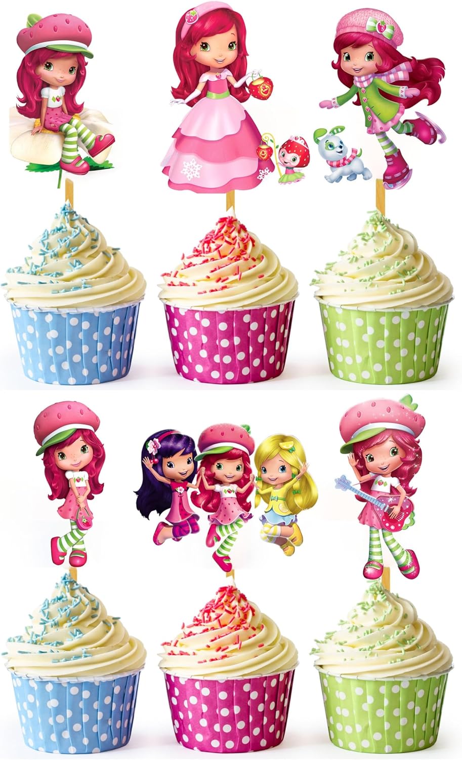 24x-Pink-KidsCupcake-Toppers-–-Strong-Picks-Happy-Birthday-Décor,-Cupcake-Decorations-Kids---99