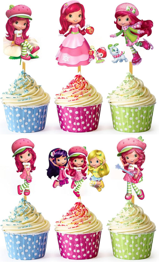 24x-Pink-KidsCupcake-Toppers-–-Strong-Picks-Happy-Birthday-Décor,-Cupcake-Decorations-Kids---99