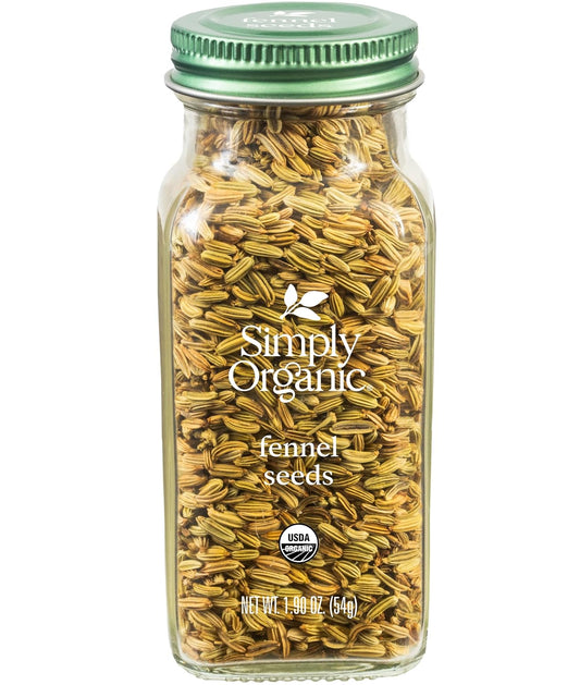 Simply-Organic-Whole-Fennel-Seed,-1,90-oz,-Mild-Sweet-Flavor,-Aromatic,-Reminiscent-1956