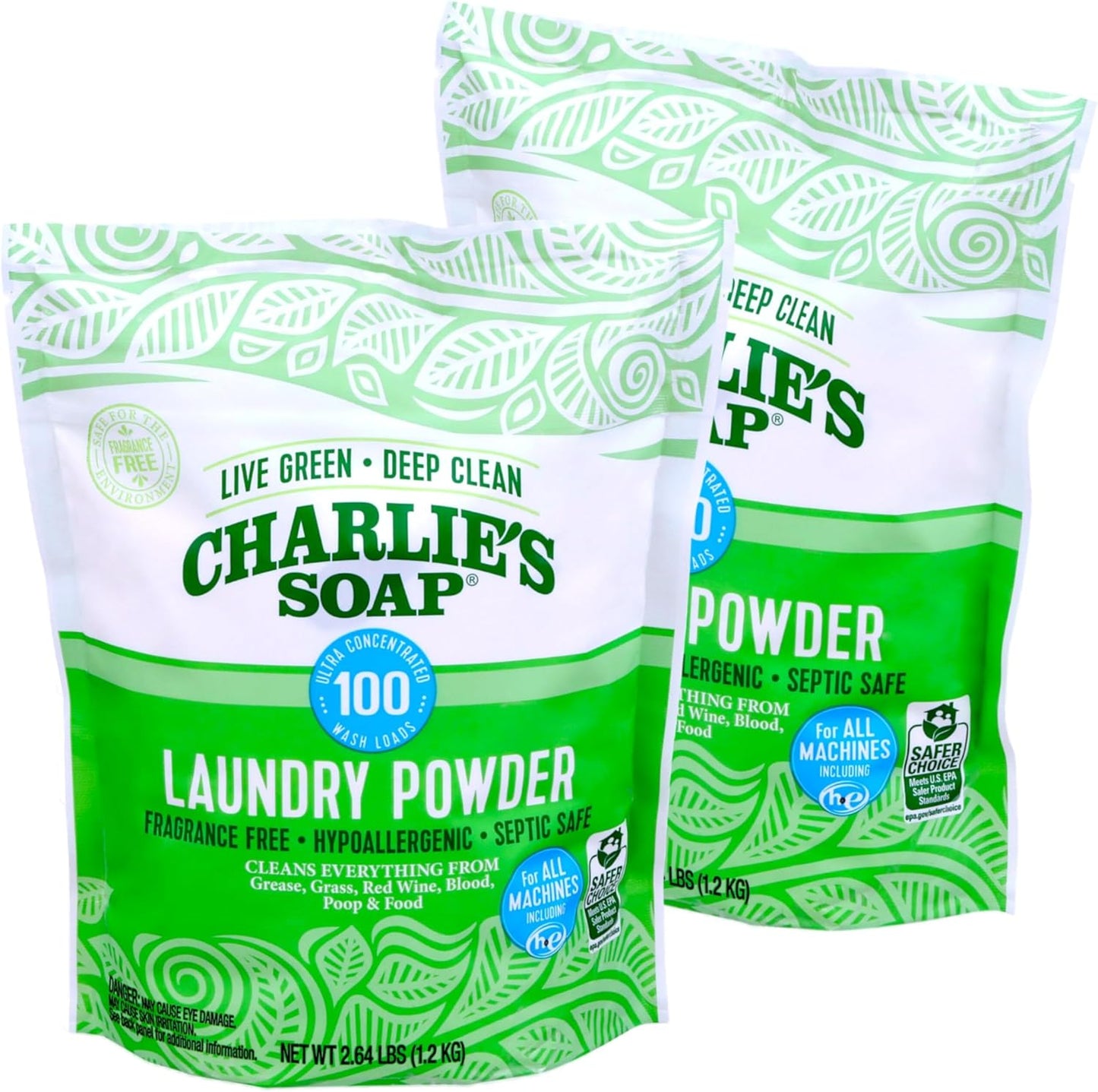 Charlie’s-Soap-Laundry-Powder-(100-Loads,-2-Pack)-Hypoallergenic-Deep-Cleaning-Washing-1288