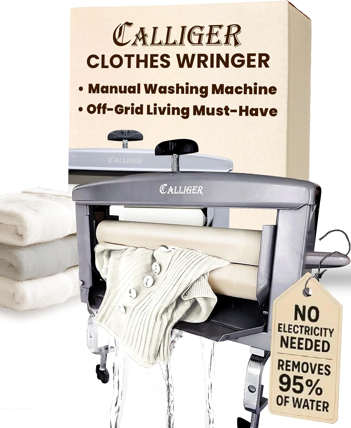 Northwood-Calliger-Clothes-Wringer-–-Manual-Laundry-Wringer-for-Better-Moisture-Removal-613