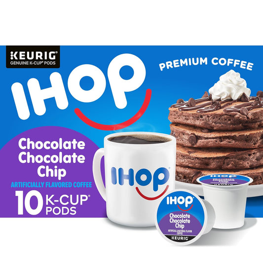IHOP-Chocolate-Chocolate-Chip-Flavored-Keurig-K-Cup-Coffee-Pods,-10-ct-Box---1814