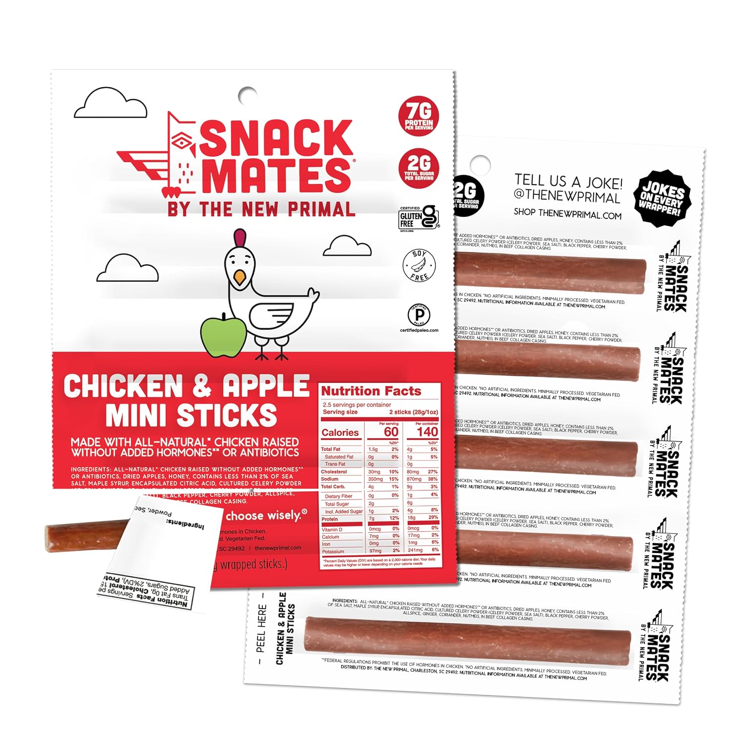 New-Primal-Snack-Mates-Chicken-&-Apple-Mini-Meat-Sticks,-10--Count-|-School-for-1009