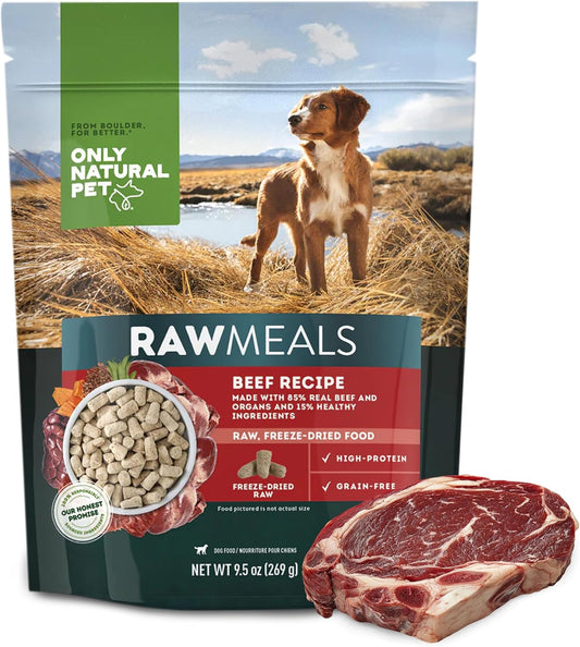 Only-Natural-Pet-RawMeals-Beef-Recipe-Freeze-Dried-Dog-Food---High-Protein,-Grain-Free,-with-400
