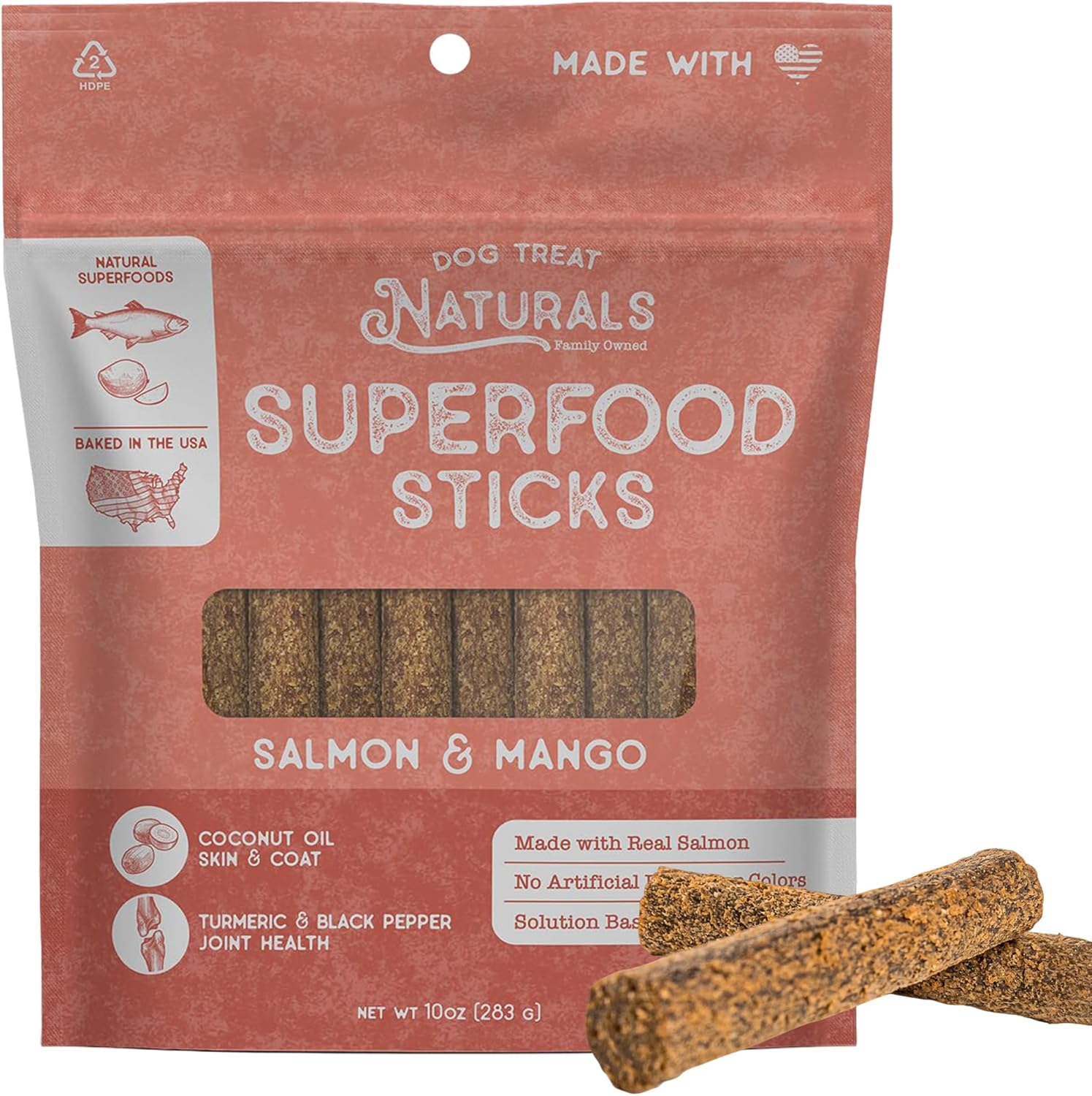 Dog-Treat-Naturals-Superfood-Sticks,-Salmon-&-Mango,-10oz-Bag-|-Chew-908