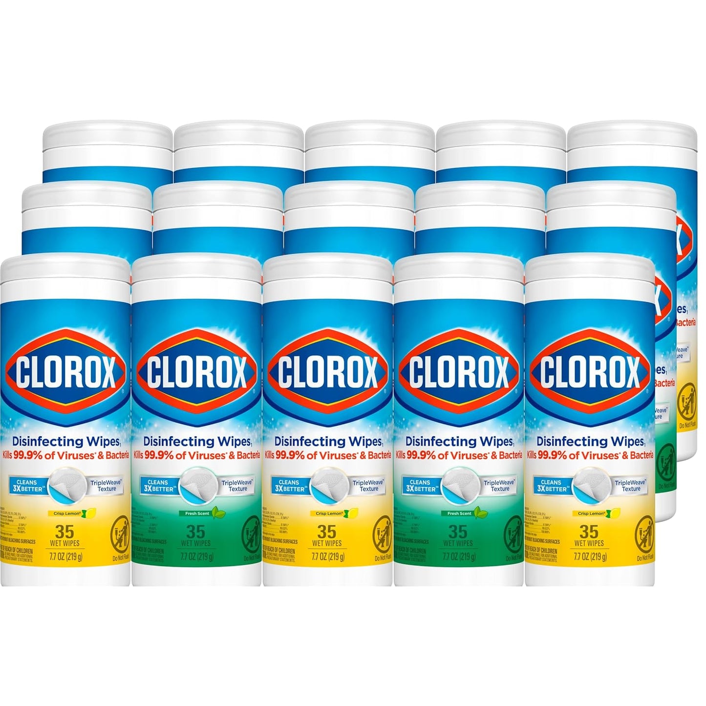 Clorox-30112-Disinfecting-Wipe,-Fresh/Lemon-Fresh-Scent-(525-Count)-------------1392