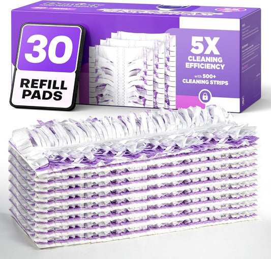 5X-Cleaning-Power-Mop-Refills-for-Swiffer-Power-Mop,-500+-Strips-Multi-Surface-PowerMop-Refill-Pads,-1735