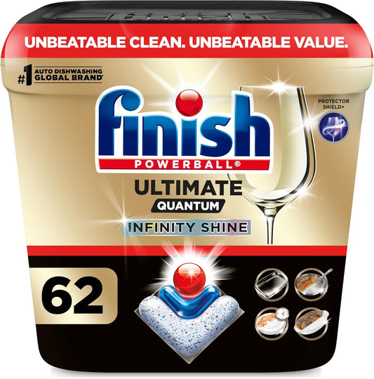 Finish-Ultimate-Quantum-Dishwasher-Pods,-Infinity-Shine,-Fresh-Scent,-62ct-----380