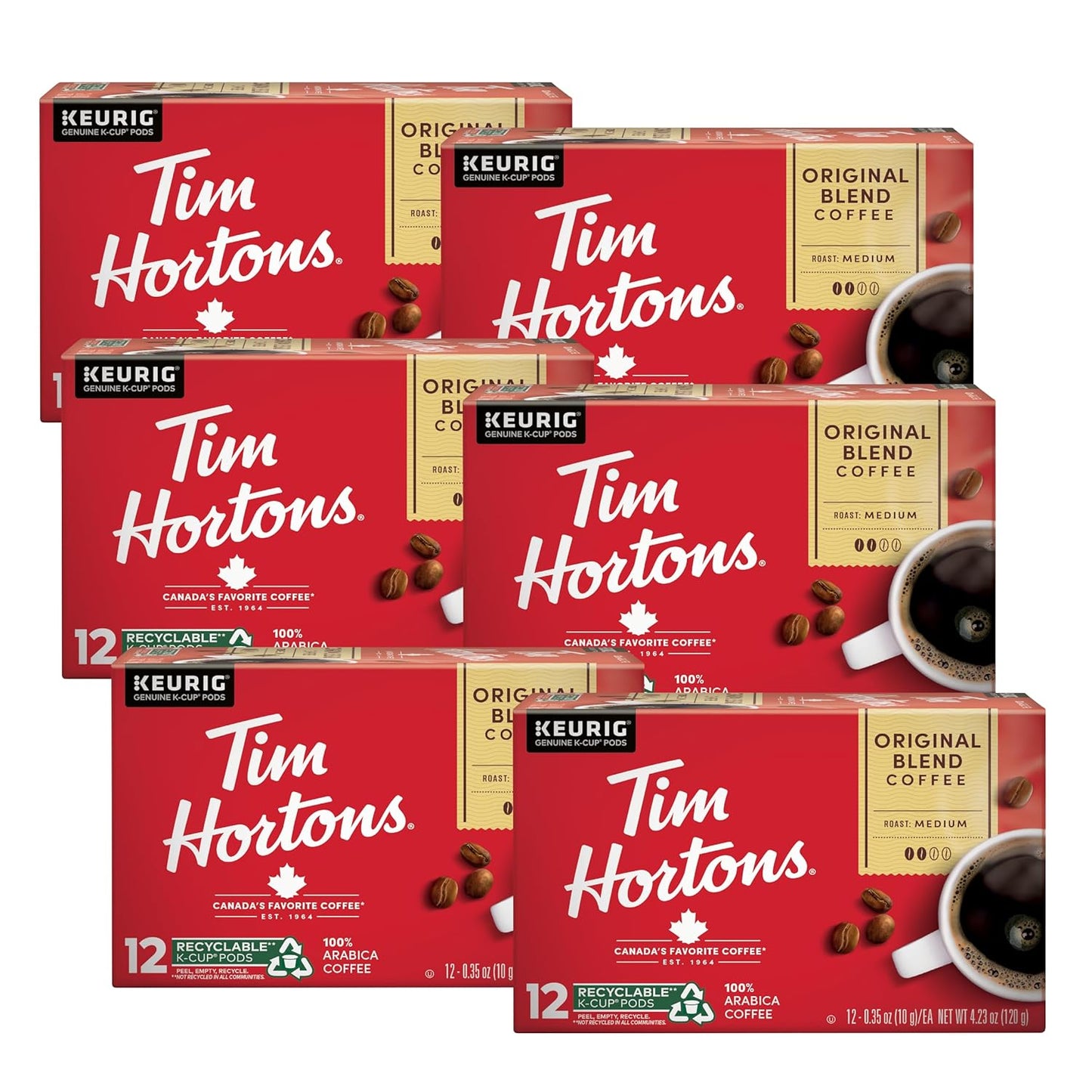 Tim-Hortons-Original-Blend,-Medium-Roast-Coffee,-Single-Serve-K-Cup-Pods-Compatible-with-Keurig-3184