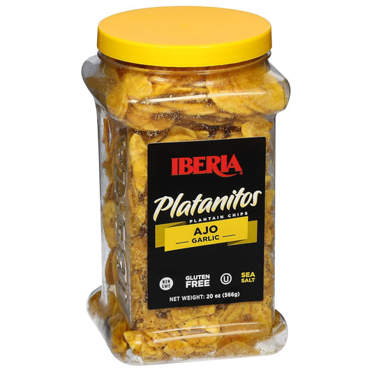 Iberia-Garlic-Plantain-Chips,-20-Oz.-----2638