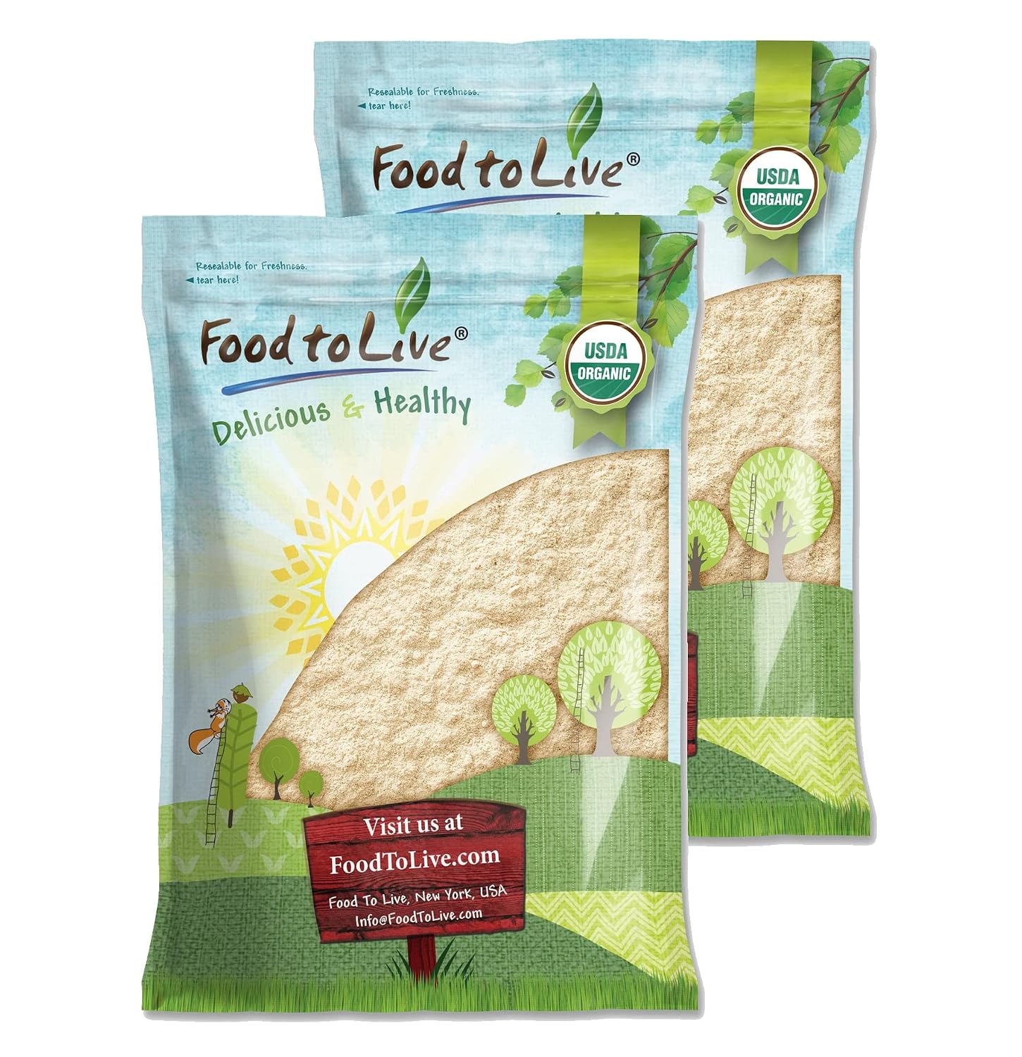 Food-to-Live-Organic-Green-Pea-Flour,-20-Pounds-–-Non-GMO,-Finely-67
