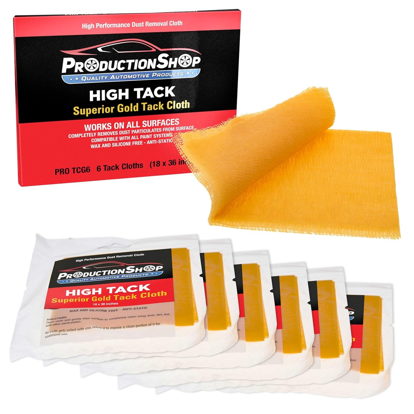 Superior-Gold-Tack-Cloth-6-Pack---Tack-Cloths,-Dust/Stain-Rags,-3605