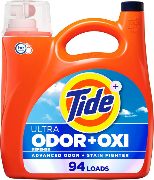 Tide-Ultra-Odor-Defense-Plus-Oxi-Liquid-Laundry-Detergent,-132-3997