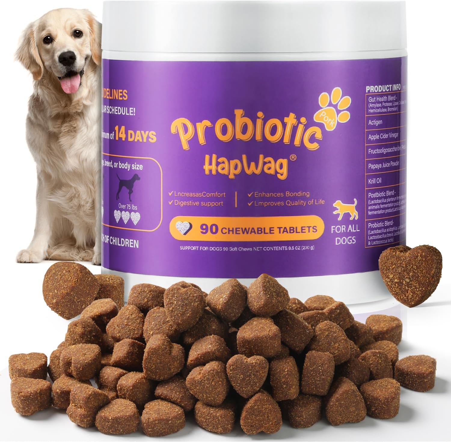 Probiotics-for-All-Breeds-and-Ages-Dogs,-Support-Gut-Digestive-Health,-Diarrhea,-298