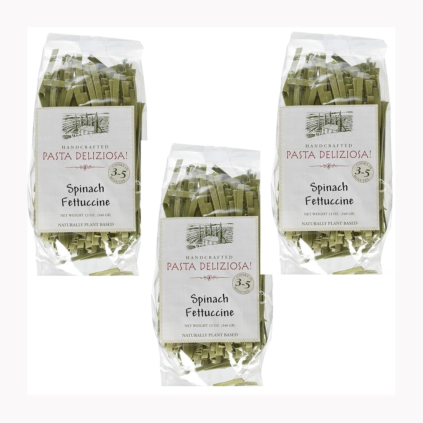 Pasta-Deliziosa!-Handcrafted-Pasta,-Spinach-Fettucine,-12-Ounce-–-Pack-857