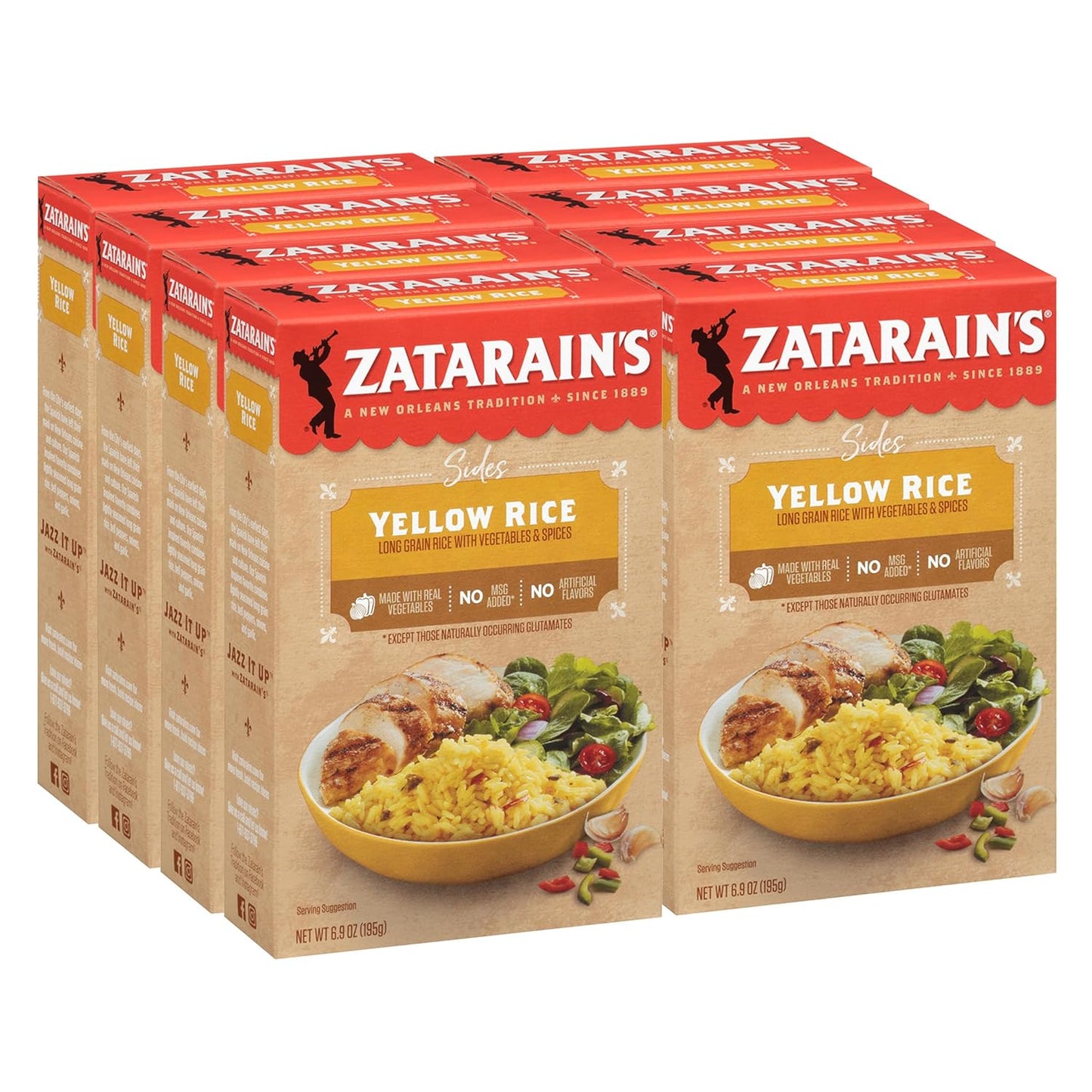 Zatarain's-Yellow-Rice,-6.9-oz-(Pack-1879