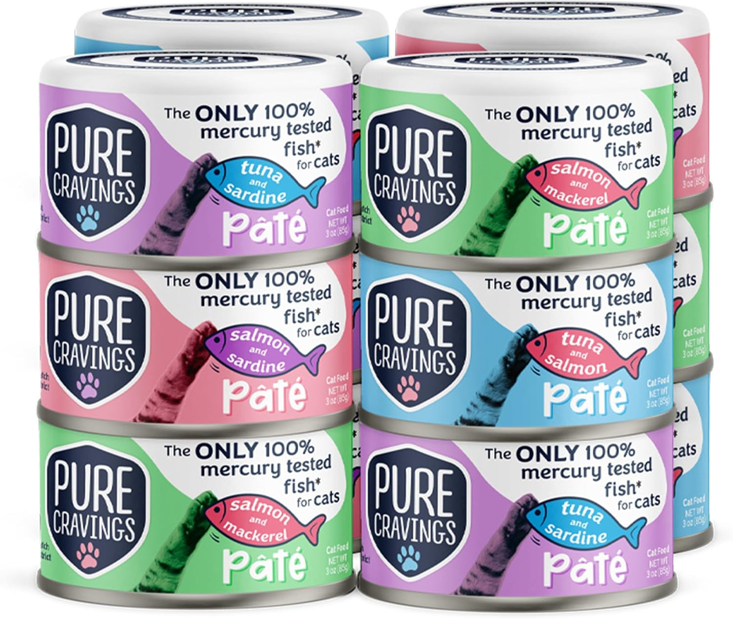 Pure-Cravings-Pate,-Canned-Wet-Cat-Food,-1-Mercury-Tested,-Moist-Can-Grain-Free-Non-GMO,-Pack858