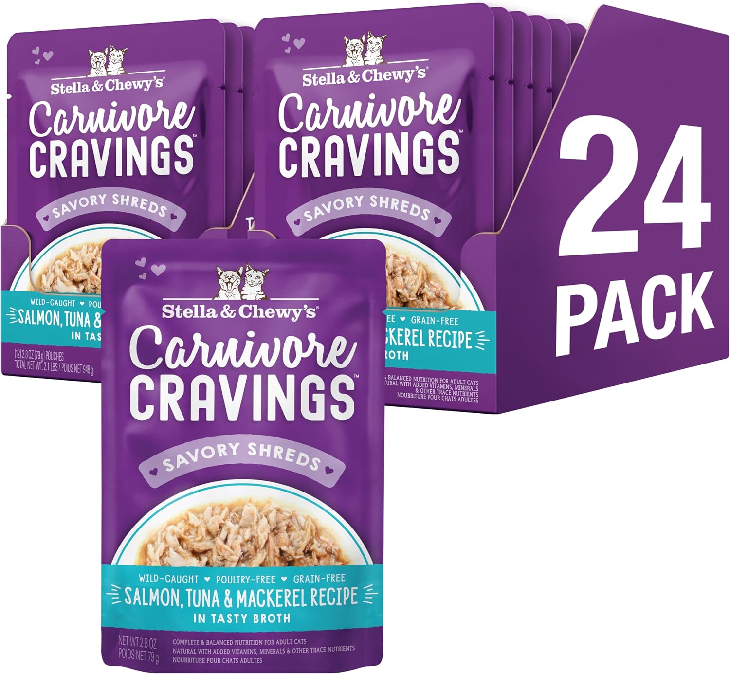 Stella-&-Chewy's-Carnivore-Cravings-Wet-Cat-Food---Premium-Pouches---Grain-1013