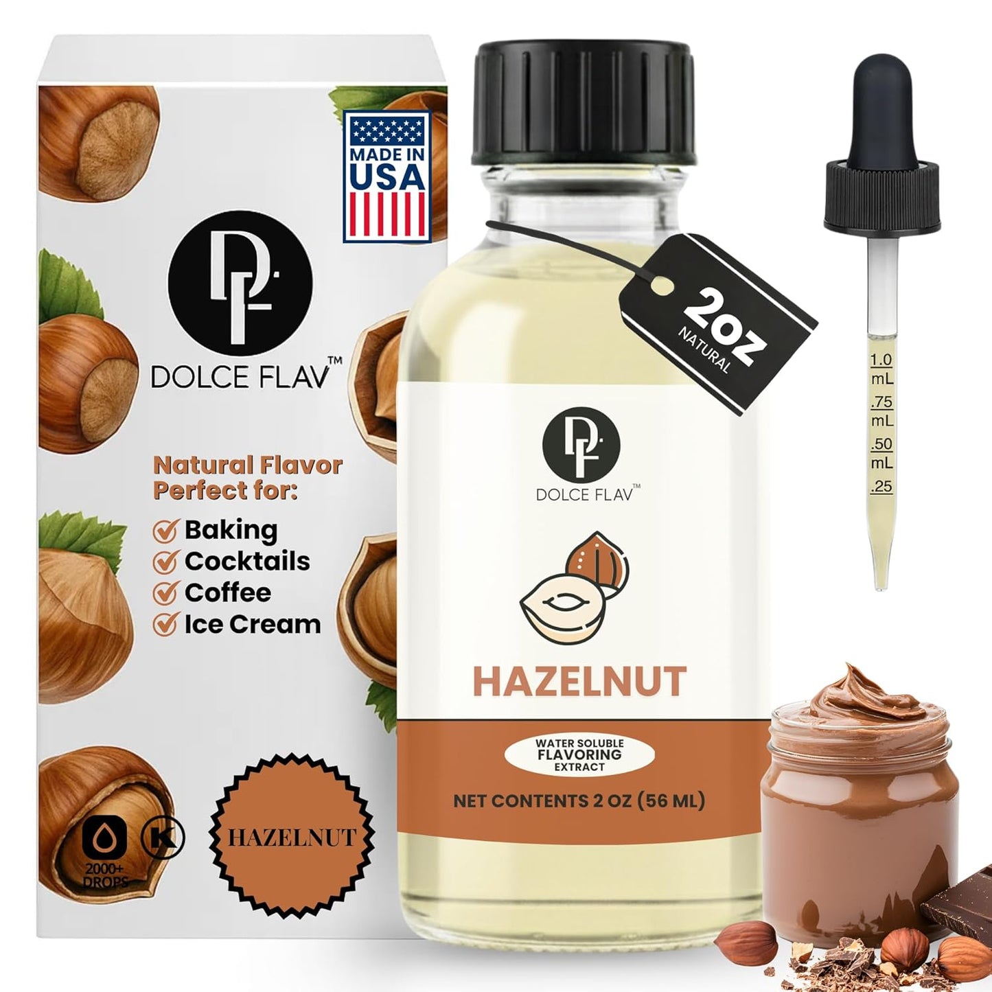 Dolce-Flav-Natural-Hazelnut-Extract-–-2-Ounce-Water-Soluble-Kosher,-Sugar-Free,-Concentrated-Hazelnut---169