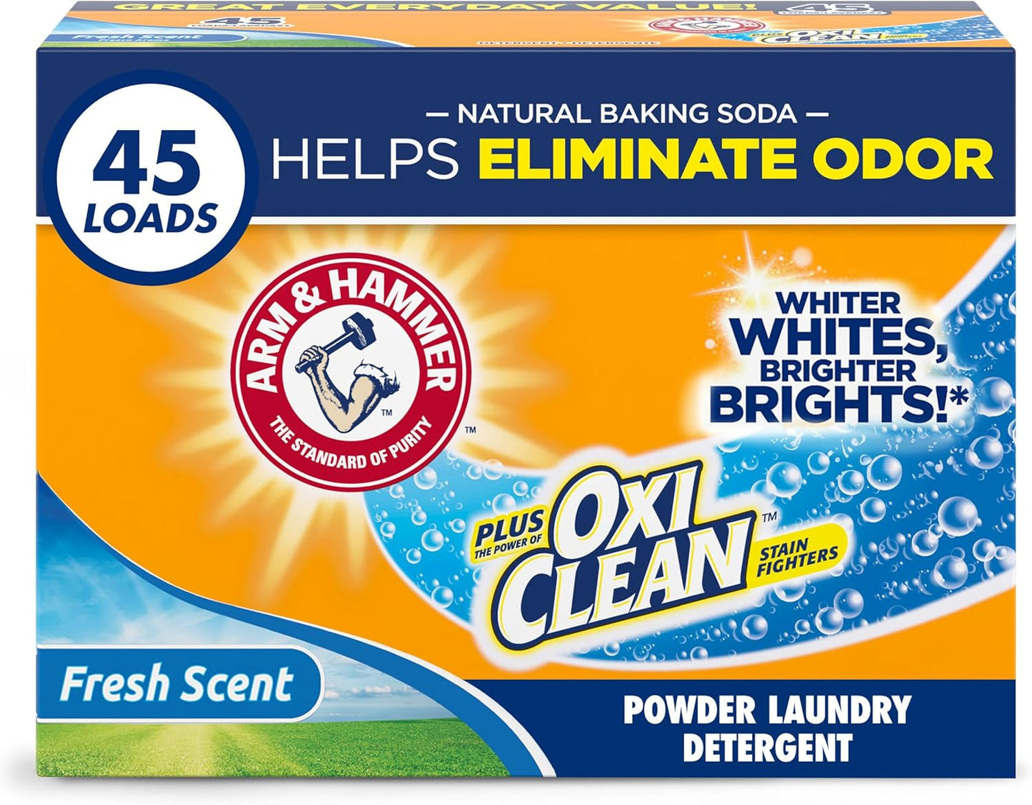 Arm-&-Hammer-Plus-OxiClean-Powder-Laundry-Detergent,-Fresh-Scent,-45-Loads,-1451