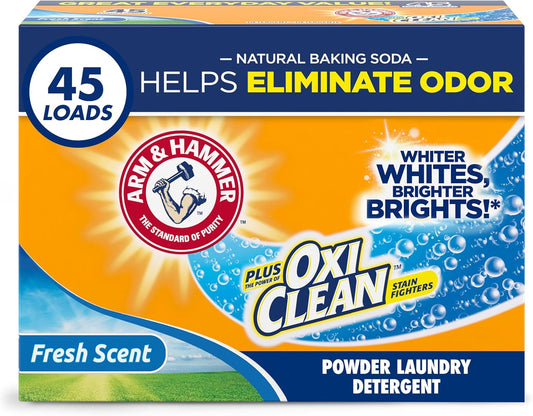 Arm-&-Hammer-Plus-OxiClean-Powder-Laundry-Detergent,-Fresh-Scent,-45-Loads,-1451