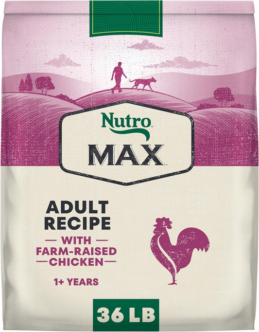 Nutro-Max-Dry-Dog-Food,-Adult-Dog-Food-Dry-Recipe-with-Farm-Raised-Chicken,-1165