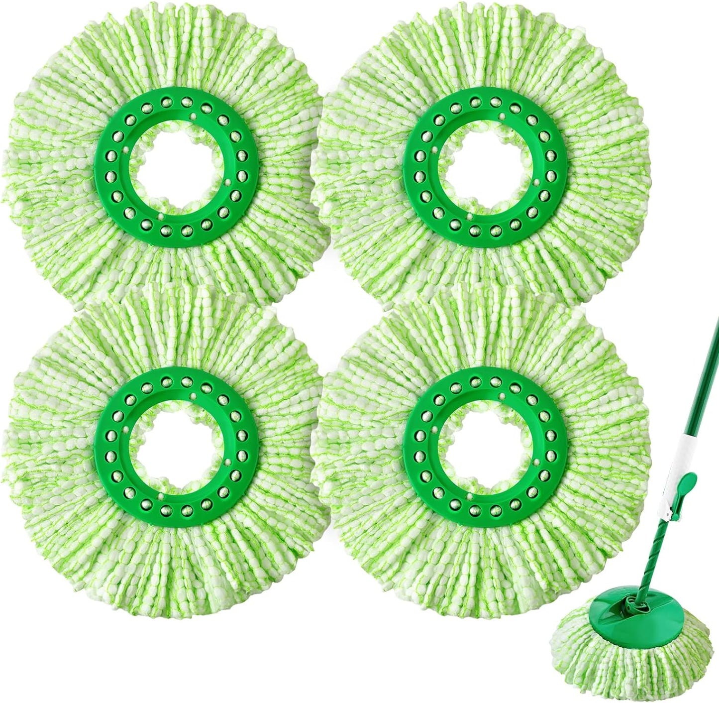DerBlue-4Pack-Mop-Head-Replacement-Compatible-with-Libman-Tornado-Spin-1698