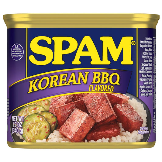 SPAM-Korean-BBQ-Flavored,-Shelf-Stable-Canned-Meat,-12-Oz-Can-----819