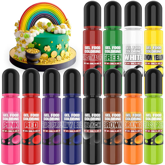 Gel-Food-Coloring-Set-with-12-Colors-(red,-green,-black,-etc.)-Concentrated-Coloring-for-1417