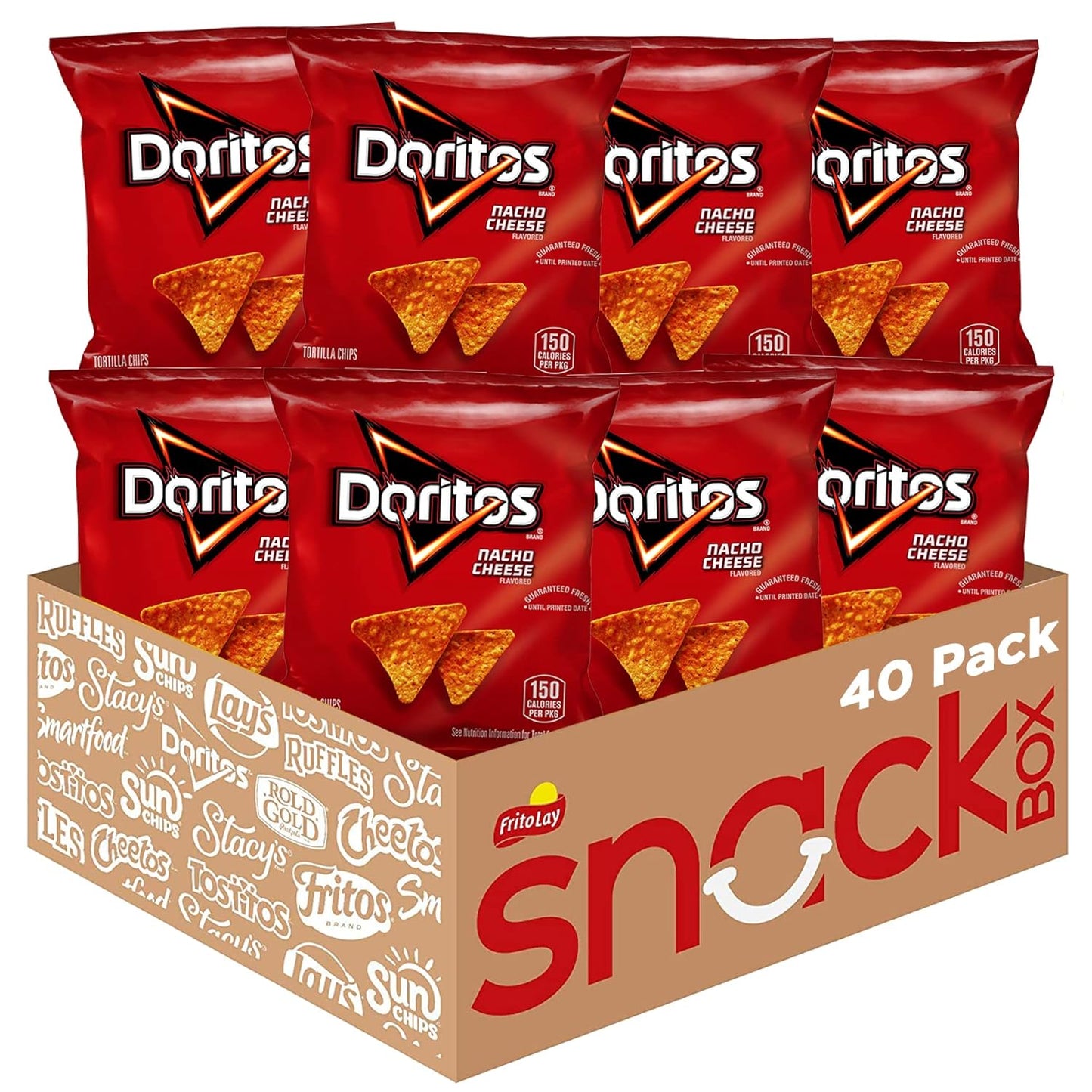 Doritos-Flavored-Tortilla-Chips,-Nacho-Cheese,-1-Ounce-(Pack-of-40)------2631