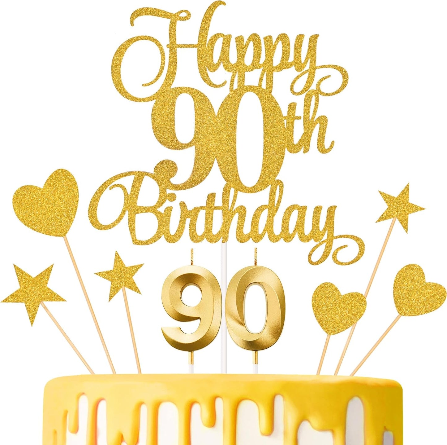 Lecferrarc-90th-Birthday-Cake-Decorations,-90th-Birthday-3455