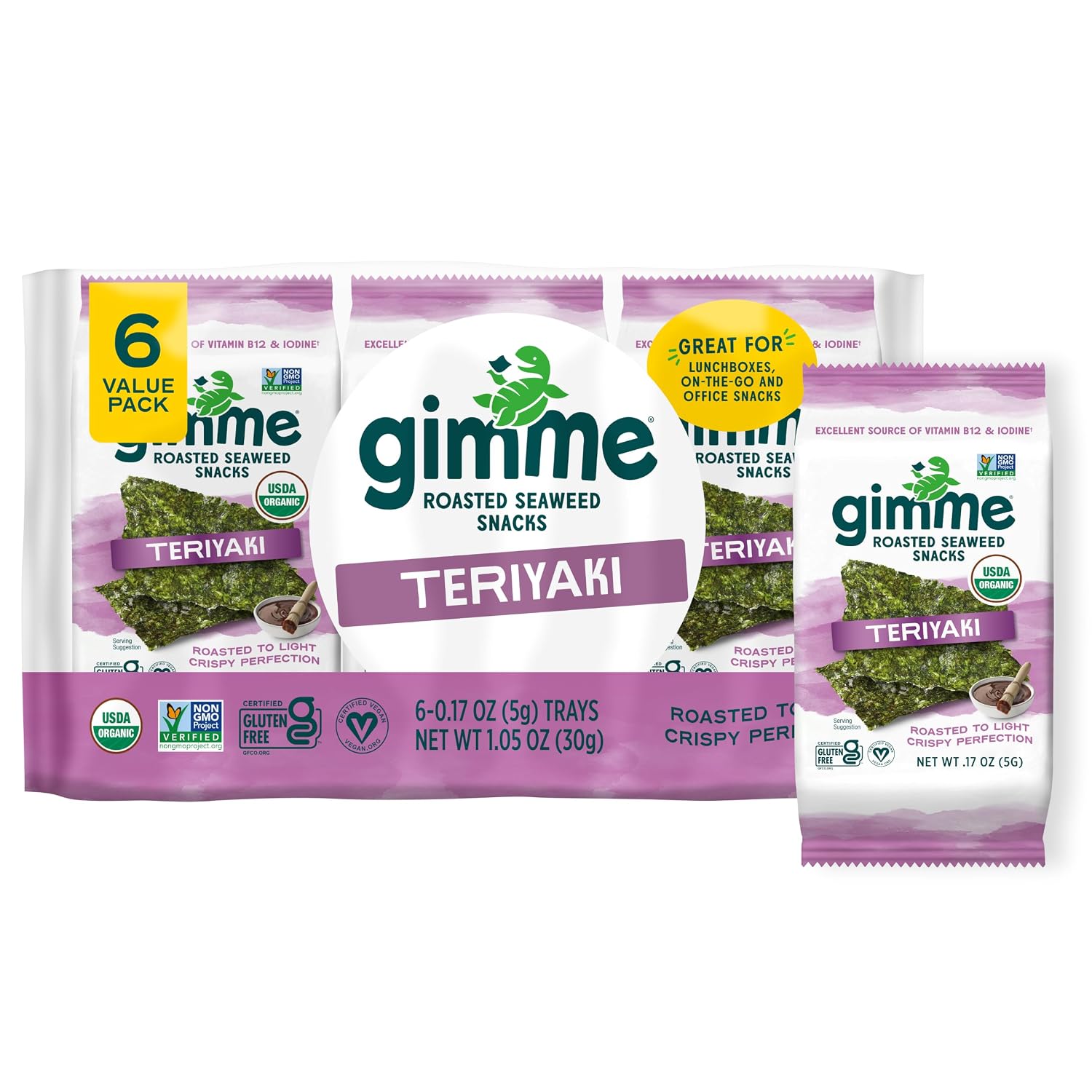 Gimme-6-CT-Teriyaki-Organic-Roasted-Seaweed-Snacks,-5g,-0.17oz-------2591