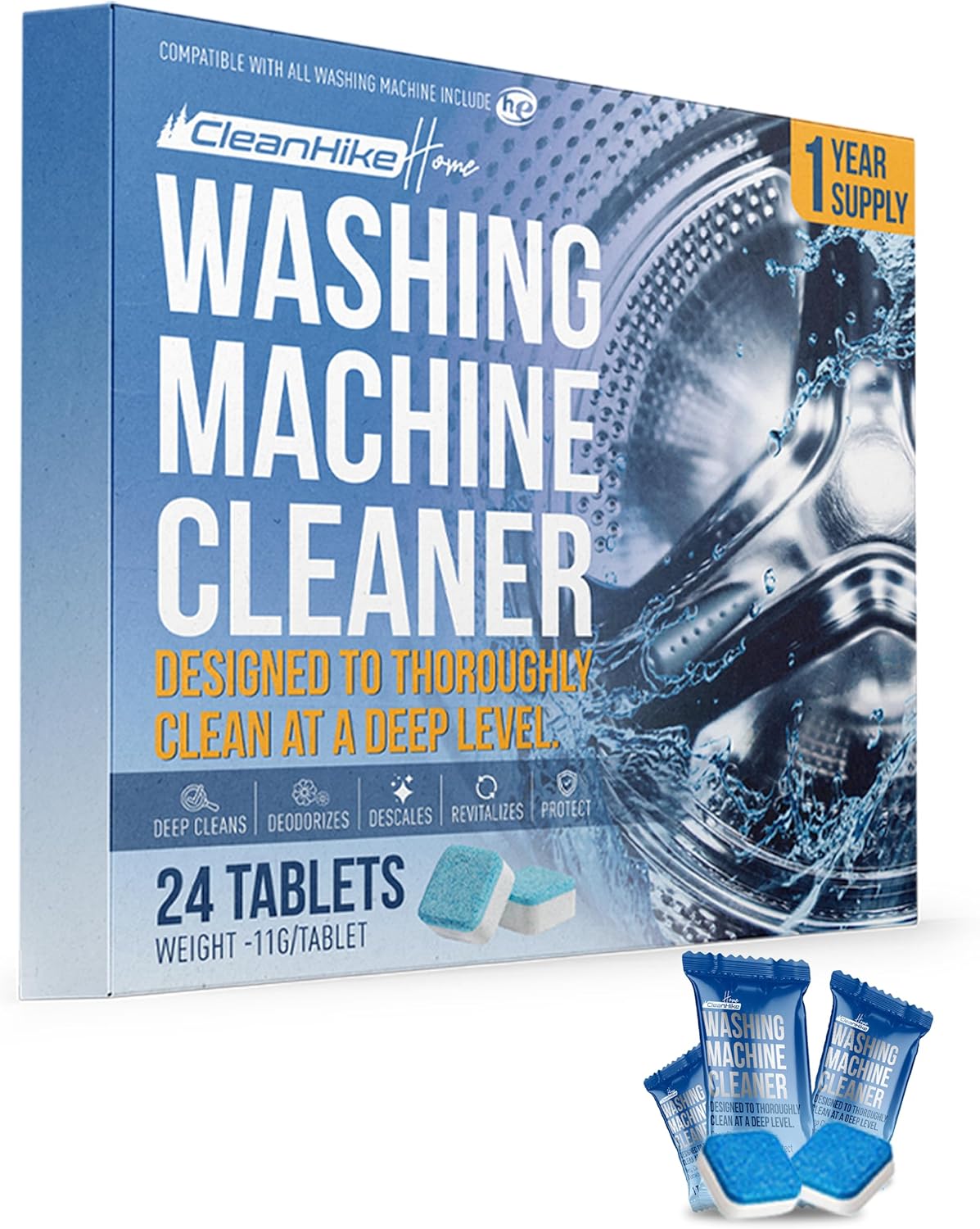 Washing-Machine-Cleaner-Descaler-Tablets---(24-Tablets,-1-Year-Supply)-Eco-Friendly-98