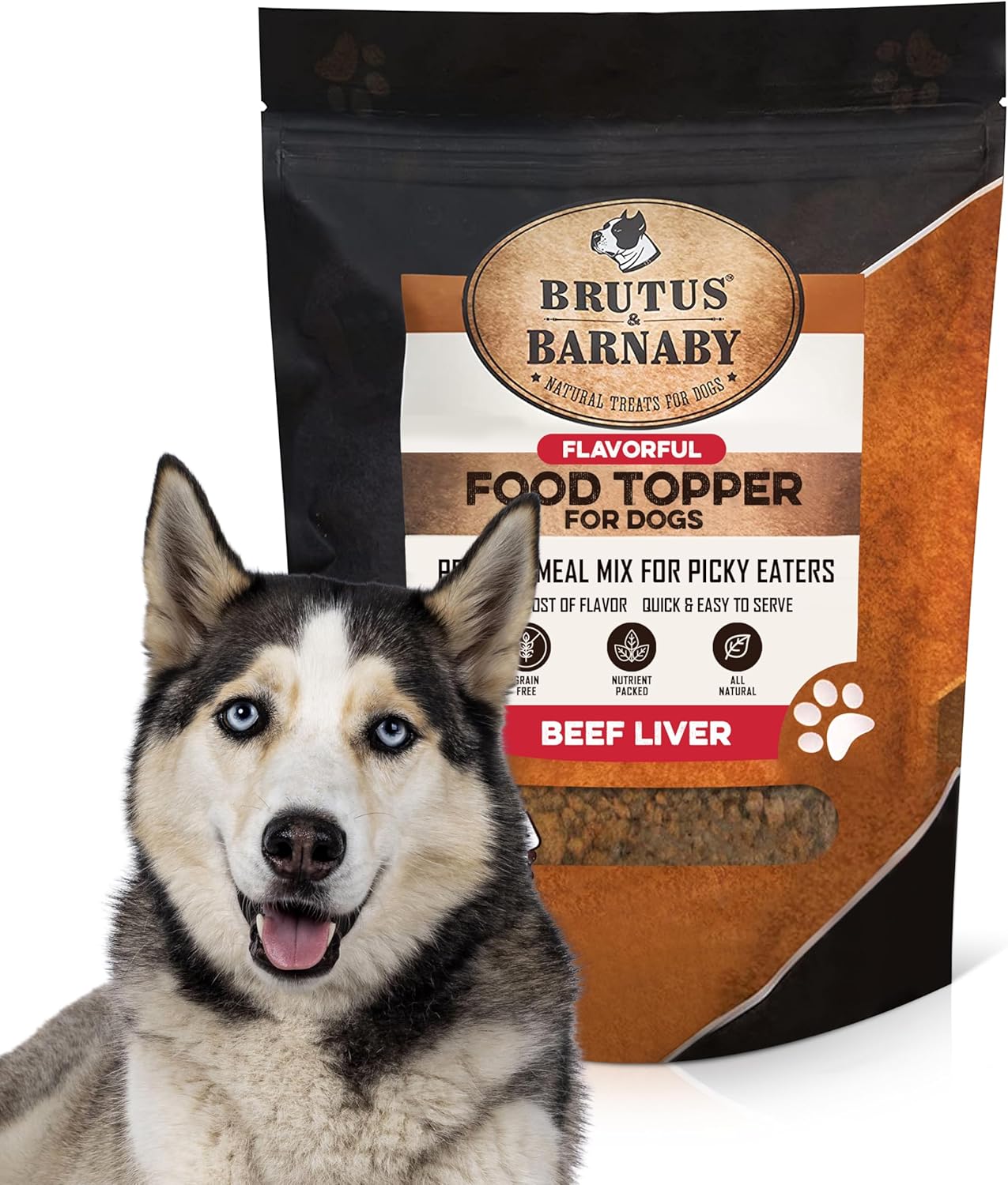 BRUTUS-&-BARNABY-Dog-Food-Topper---Beef-Liver---Enhance-Your-Dogs-631