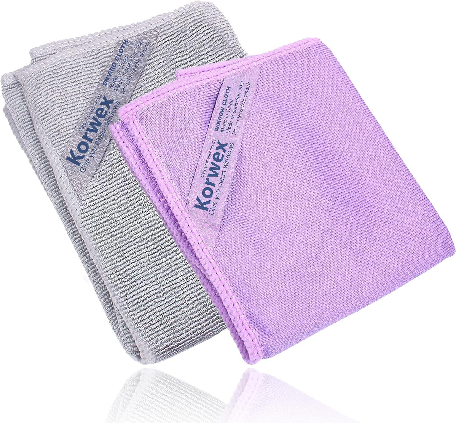 Window-Cleaning-Cloth-(Purple)-and-Enviro-Cloth-(Grey),-Basic-Package-3020