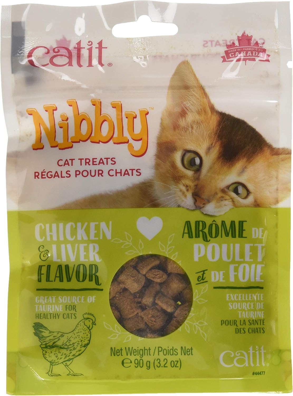Catit-Nibbly-Cat-Treats,-Healthy-Baked-Treats,-Chicken-&-Liver,-3.2-oz---99