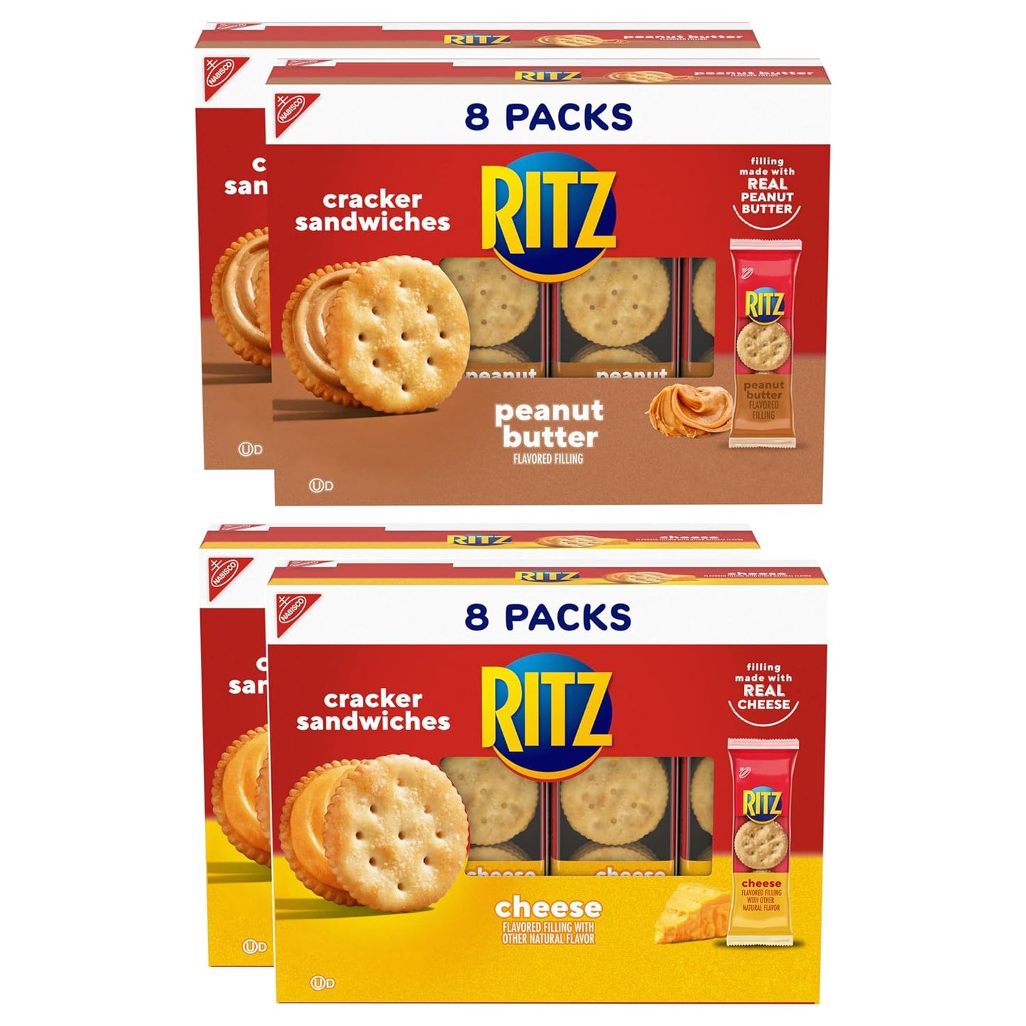 RITZ-Peanut-Butter-&-Cheese-Sandwich-Crackers-Variety-Pack,-32-Snack--Packs----1829