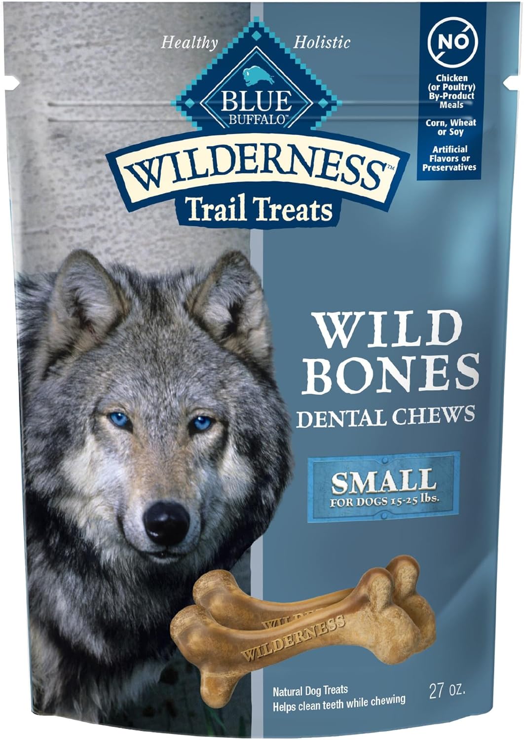 Blue-Buffalo-Wilderness-Wild-Bones-Grain-Free-Dental-Chews-Dog-Treats,-Small,-Bag-1428