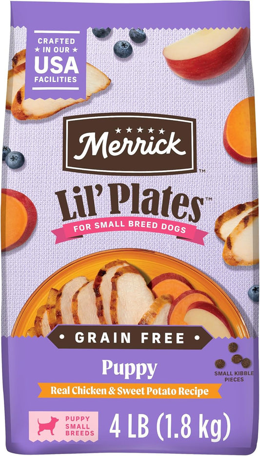 Merrick-Lil’-Plates-Premium-Grain-Free-Dry-Puppy-Food-For-Small-Dogs,-Real-1391