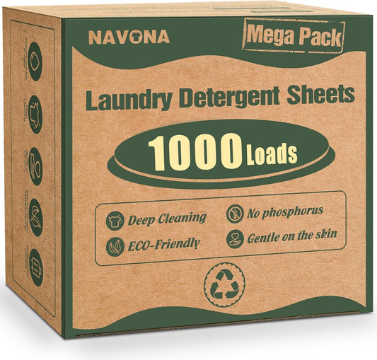 1000-Loads-Mega-Pack-Laundry-Detergent-Sheets,-Eco-friendly-Laundry-Sheets,-3366