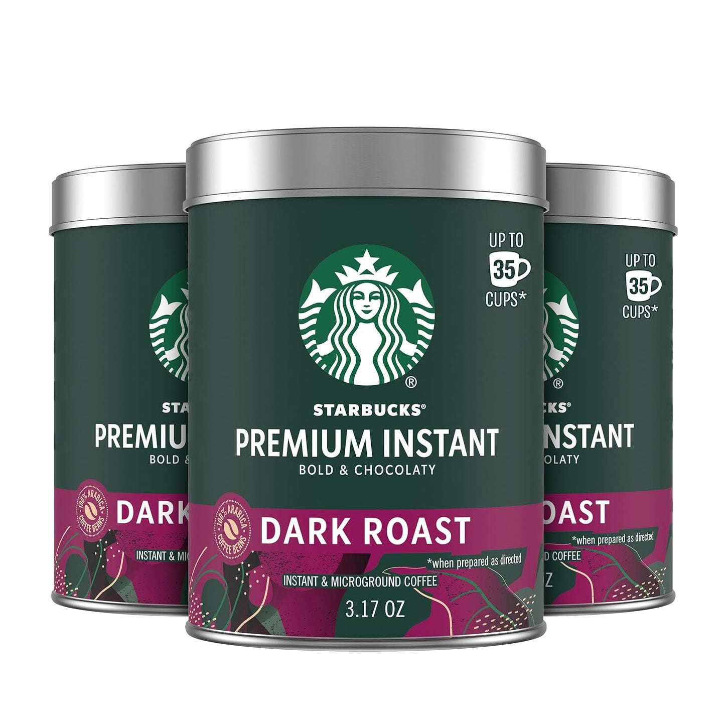 Starbucks-Premium-Instant-Coffee,-Dark-Roast-Coffee,-Arabica-Beans,-Three-3.17-oz-Tins-3147