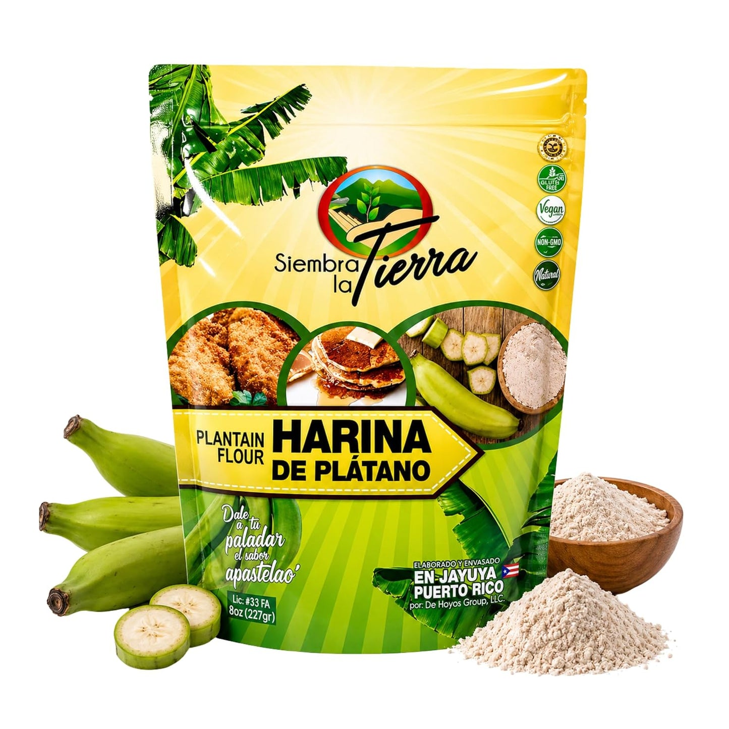 Siembra-La-Tierra-Harina-de-Plátano-8-oz,-Plantain-Flour,-Gluten-Free-189
