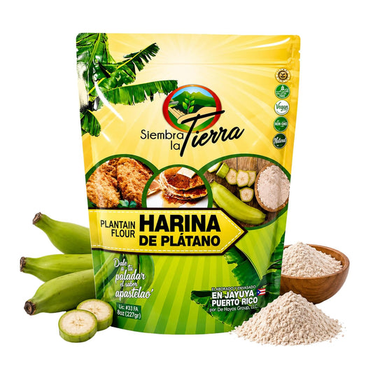 Siembra-La-Tierra-Harina-de-Plátano-8-oz,-Plantain-Flour,-Gluten-Free-189