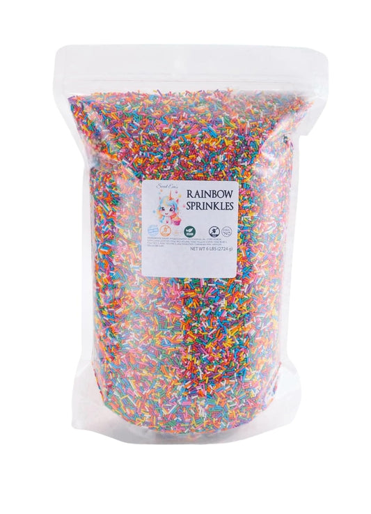 RAINBOW-SPRINKLES-6lbs;-Dairy-Free,-Gluten-free,-Egg-Free,-Vegan,-Nuts-Free,-Kosher,-Medley-For-1186