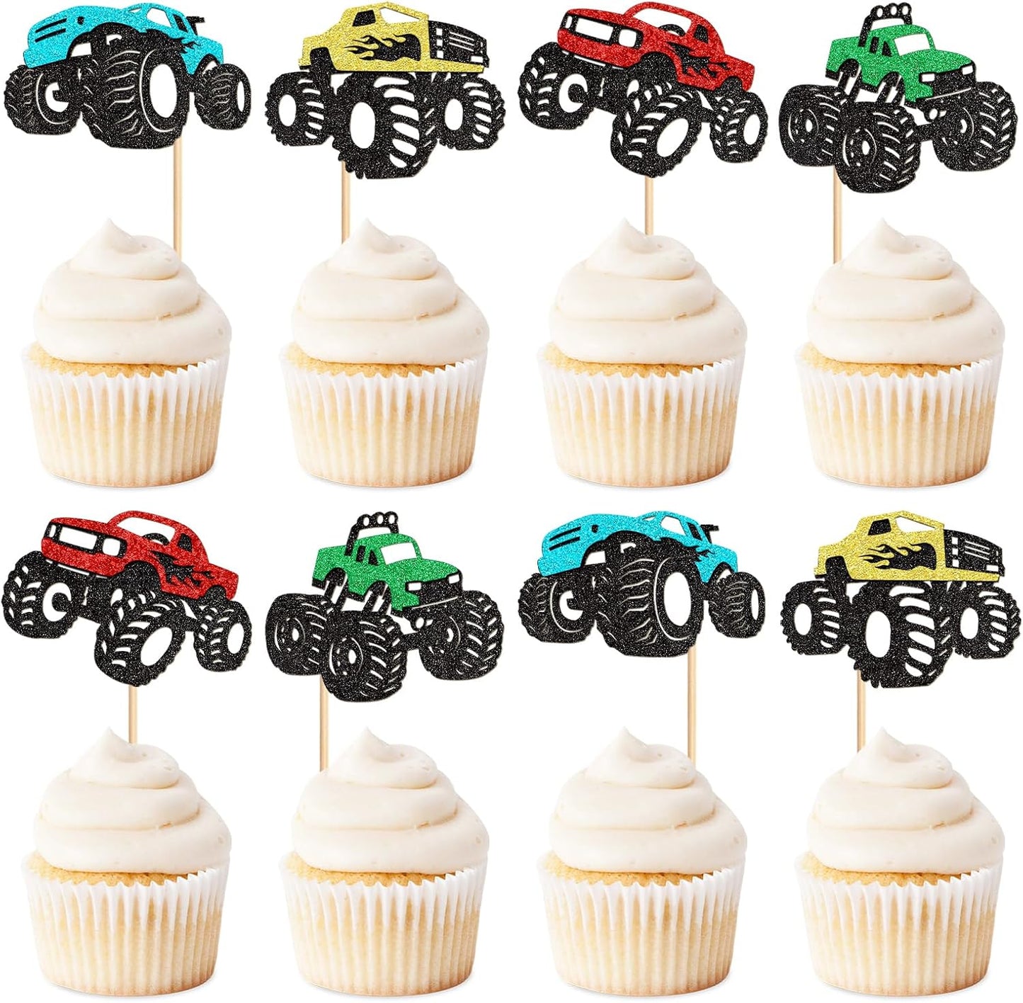 Keaziu-24-Pack-Truck-Car-Cupcake-Toppers-2576
