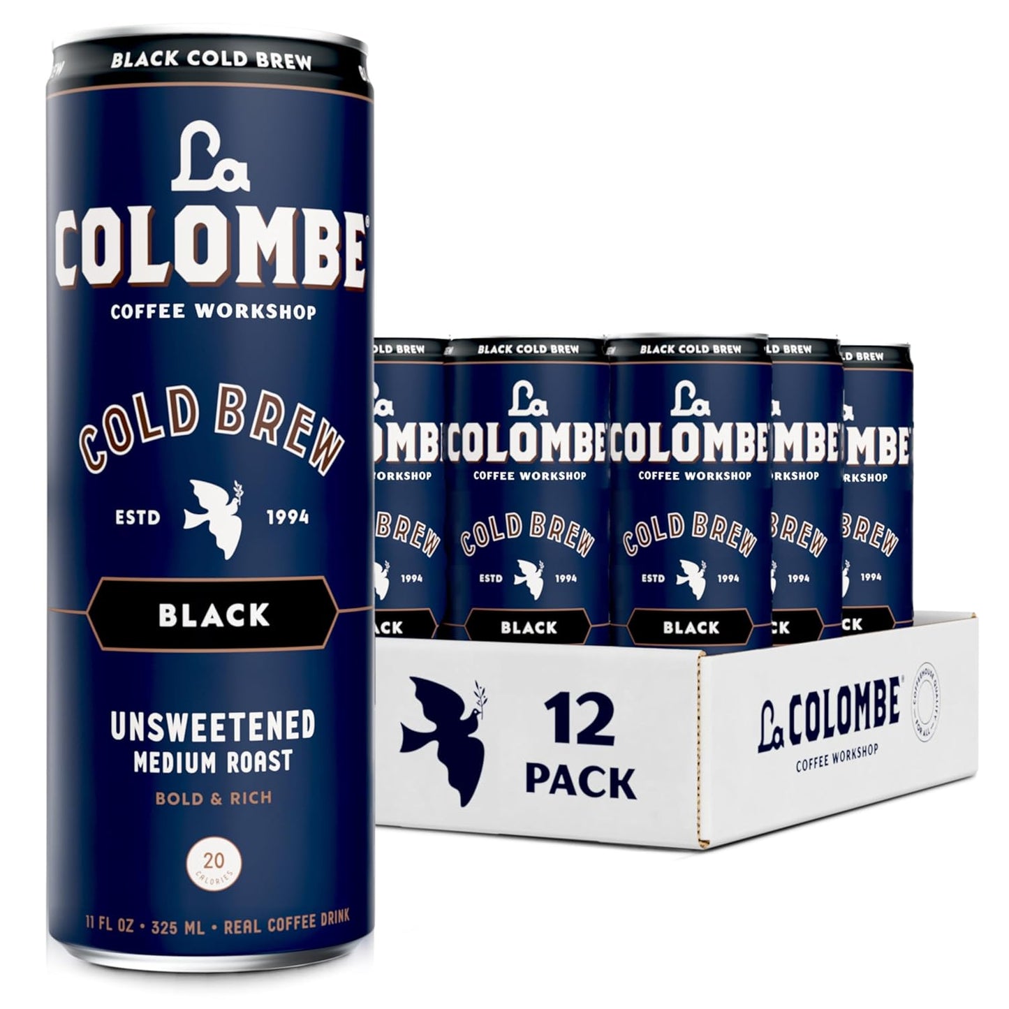 La-Colombe-Café,-Cold-Brew-Black,-sin-azúcar,-latas-de-11-líquidas3430