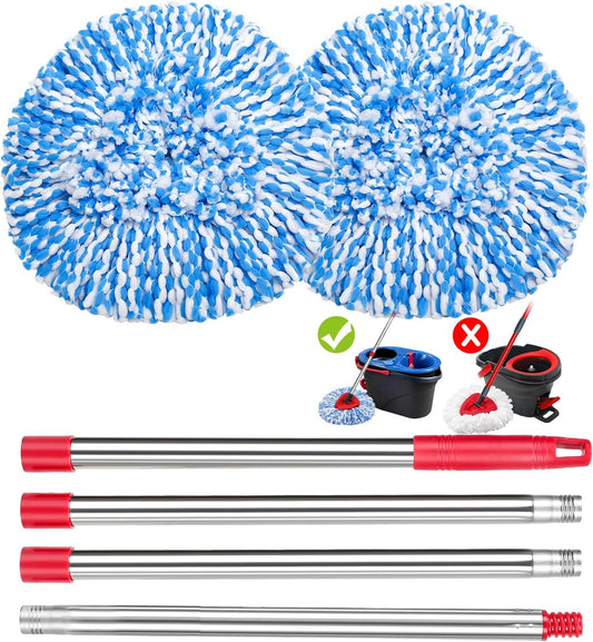 2-Pack-Mop-Replacement-Heads-Compatible-for-O-Ceda-RinseClean-2469