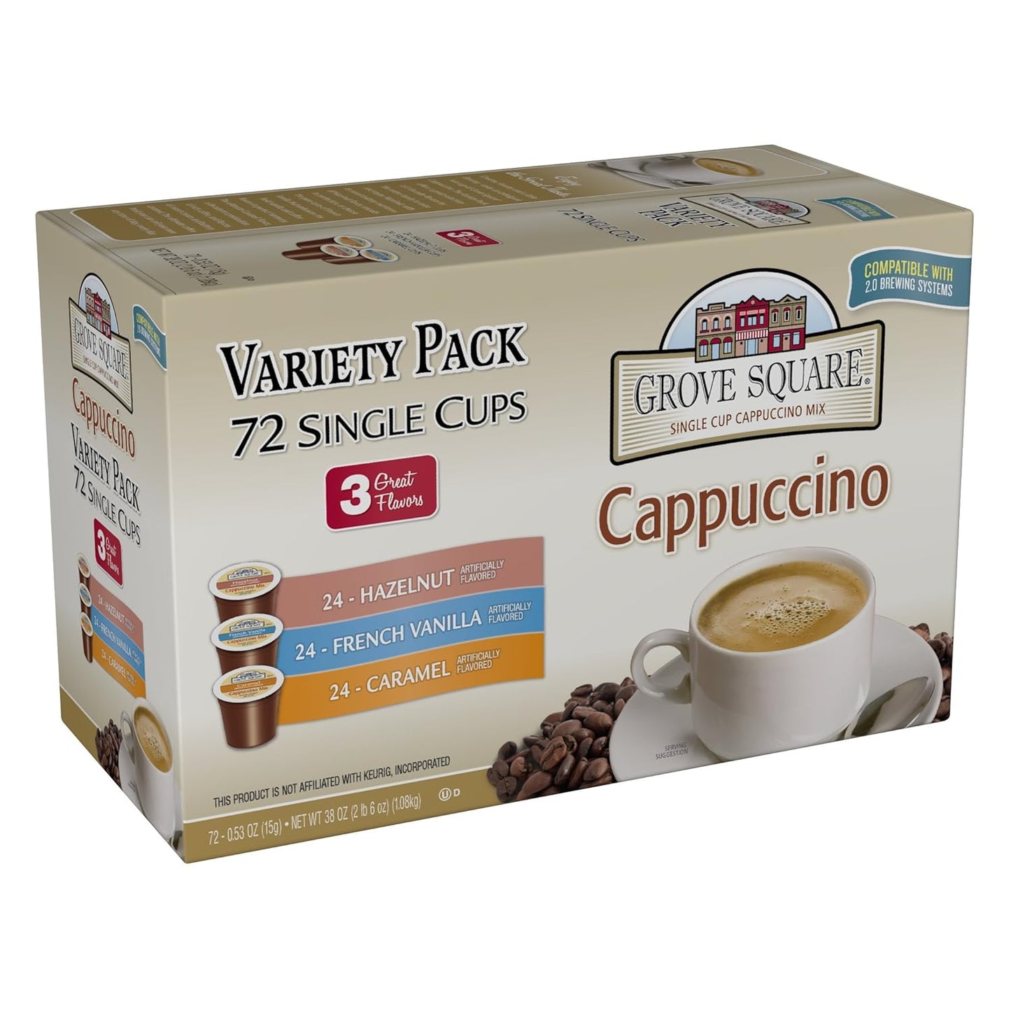 Grove-Square-Cappuccino-Taza-individual-para-cafeteras-Keurig-K-Cup------3028
