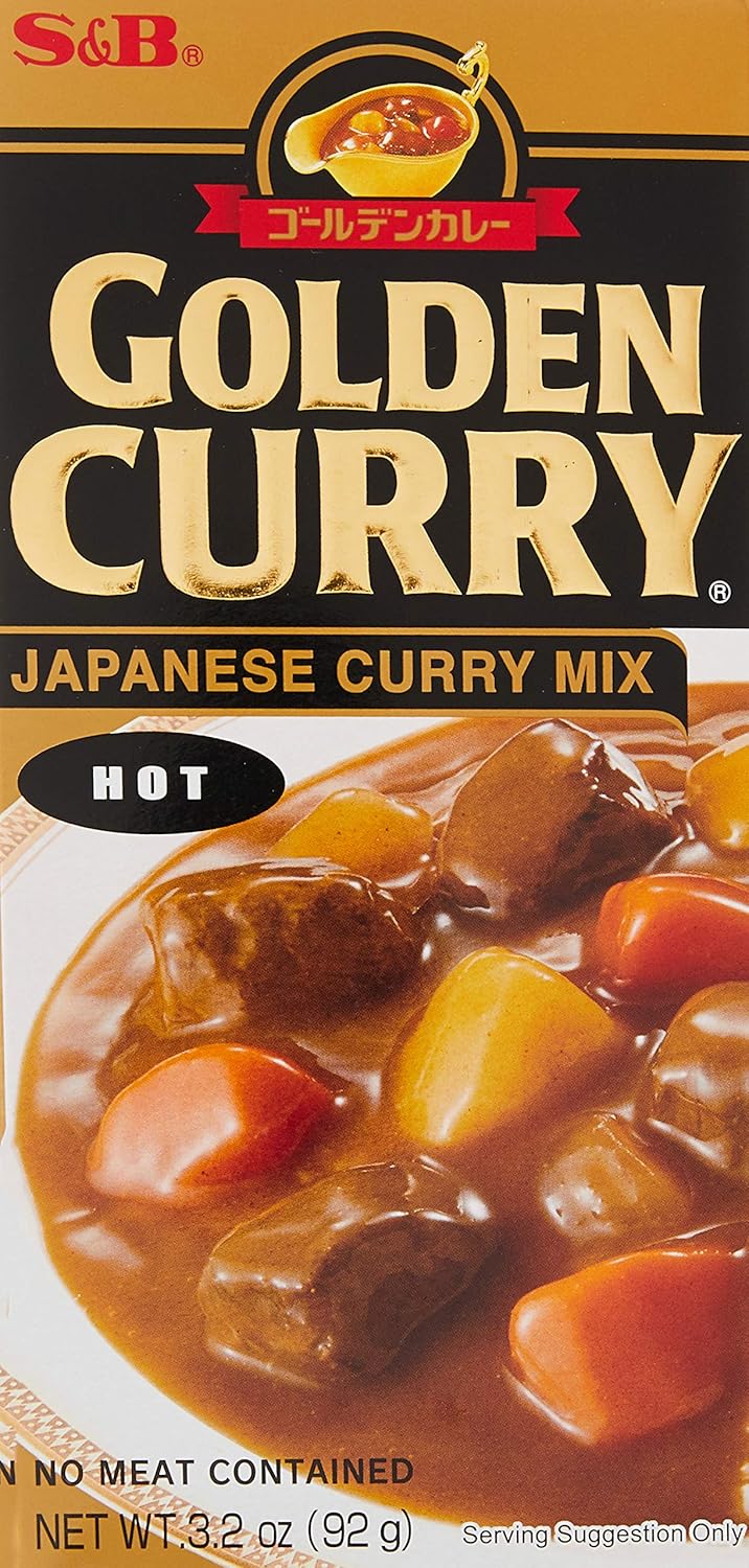 S&B,-Golden-Curry-Sauce-Mix,-Hot,-3.2-oz---------1978
